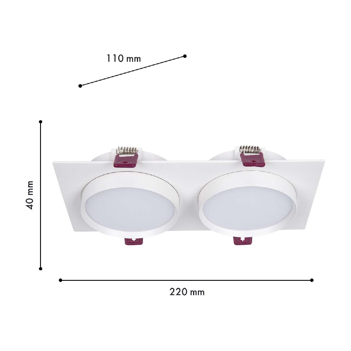 Встраиваемый светильник Favourite 4649-2C