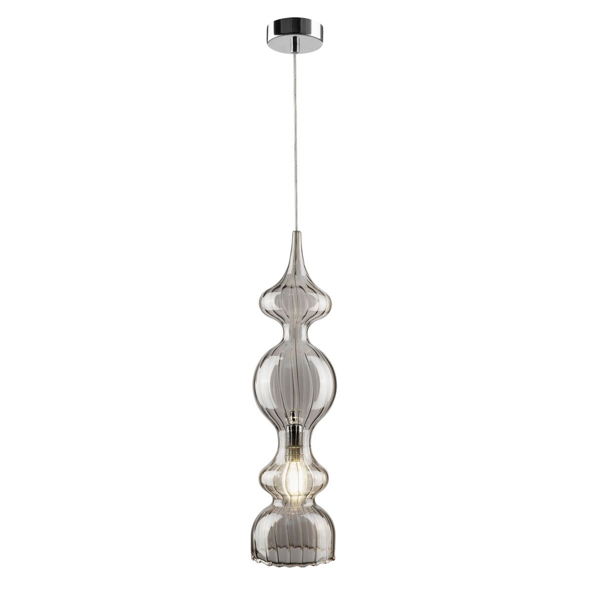 Подвесной светильник Crystal Lux Iris SP1 A Smoke