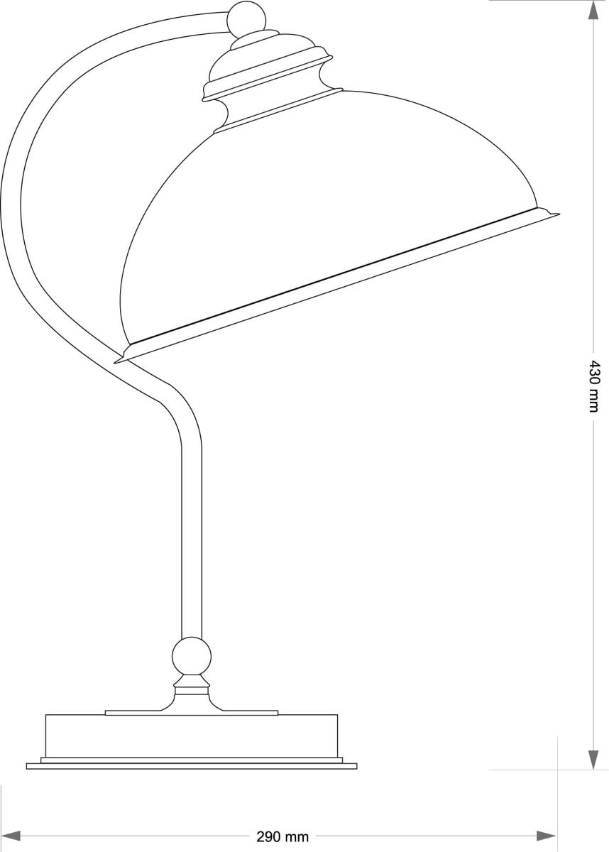 Настольный светильник KUTEK LIDO LID-LG-1(P)GR
