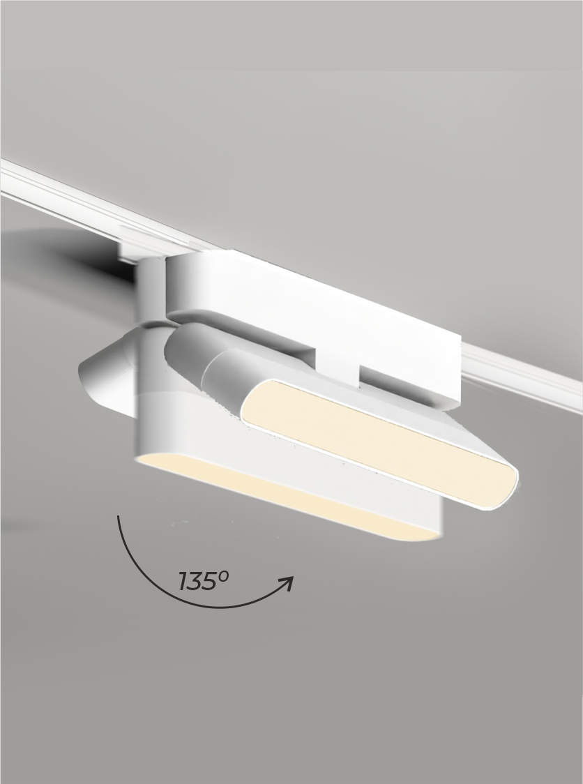 Светильник трековый ZZOK NRM12-WH-S