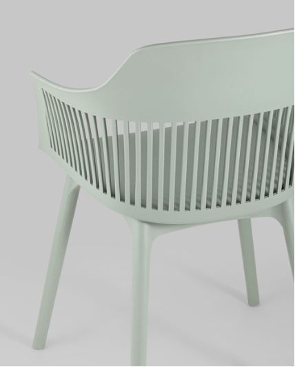 Стул Stool Group Crocus с подушкой серо-зеленый