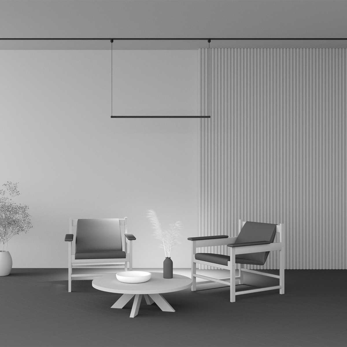 Трековый подвесной светильник Maytoni Technical TR169-1-52W3K-M-B