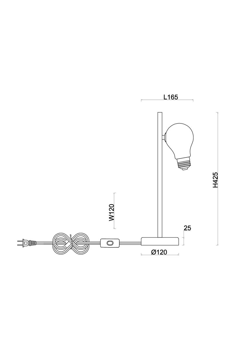 Настольная лампа Freya Evidence FR5372TL-01BS