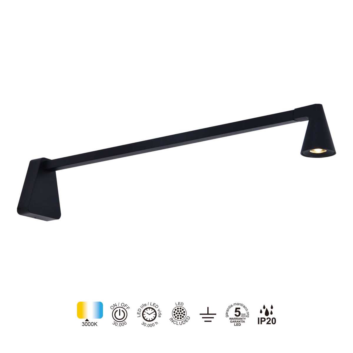 Настенный светильник Mantra Africa 9414