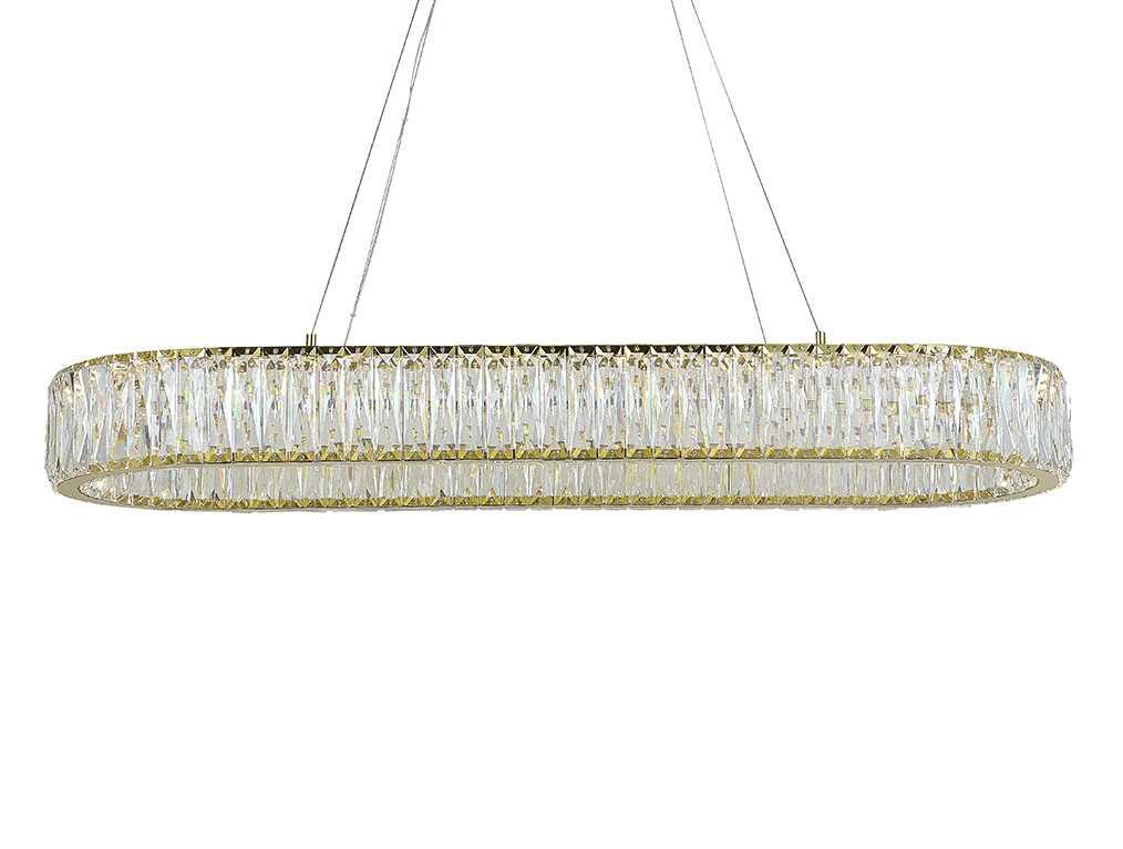 Люстра NEWPORT 8240N/90 oval gold