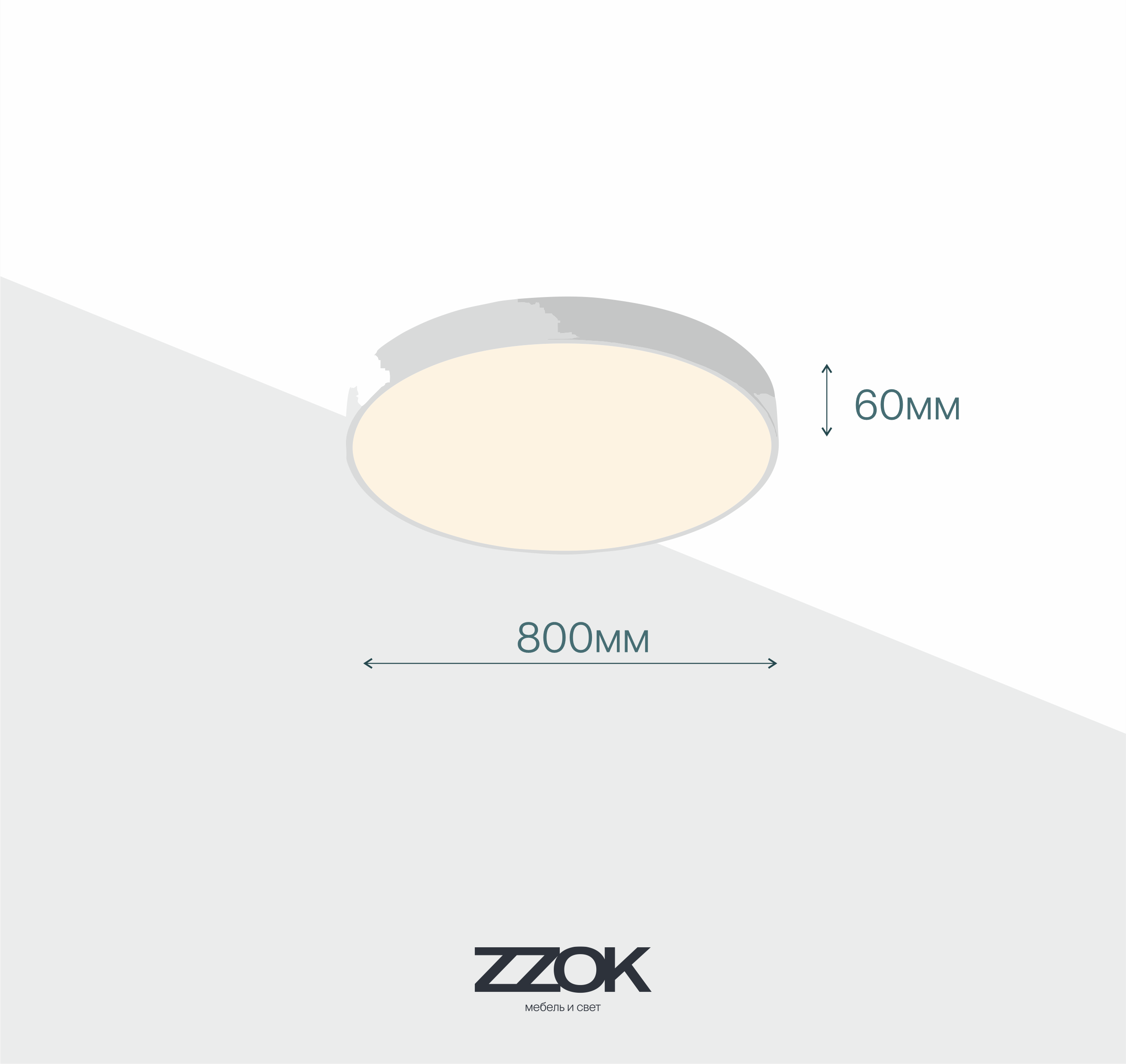 Потолочный светильник Milosh tendence 0875CL-80WT