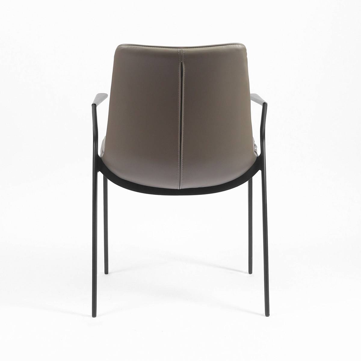 Стул Deephouse ЭССЕН серая экокожа металл