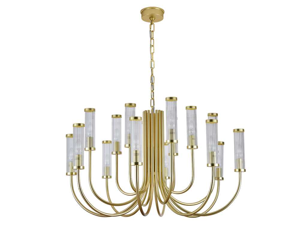Подвесная люстра Newport 4558+4+4/C mat.gold М0071545