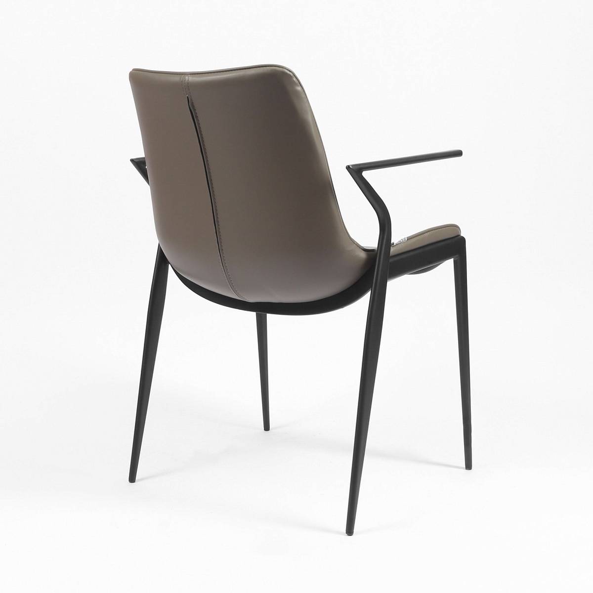 Стул Deephouse ЭССЕН серая экокожа металл