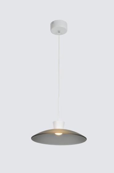 Подвесной светодиодный светильник Alfa Light F3924-79 white+Grey glass F3924-79