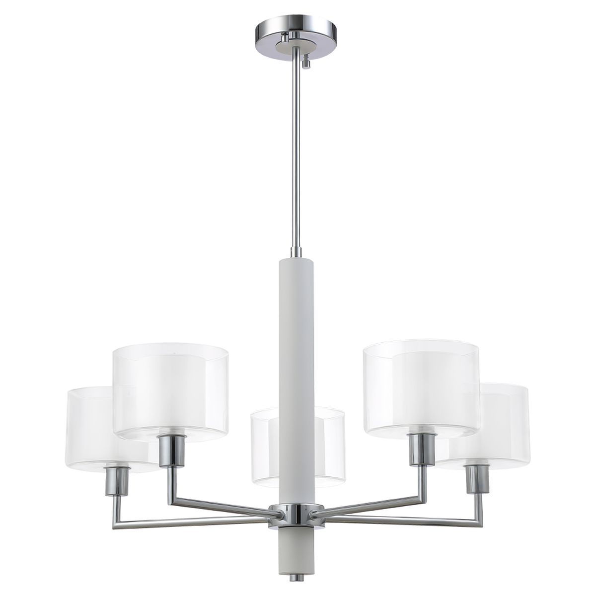 Подвесная люстра Crystal Lux Maestro SP-PL5 Chrome