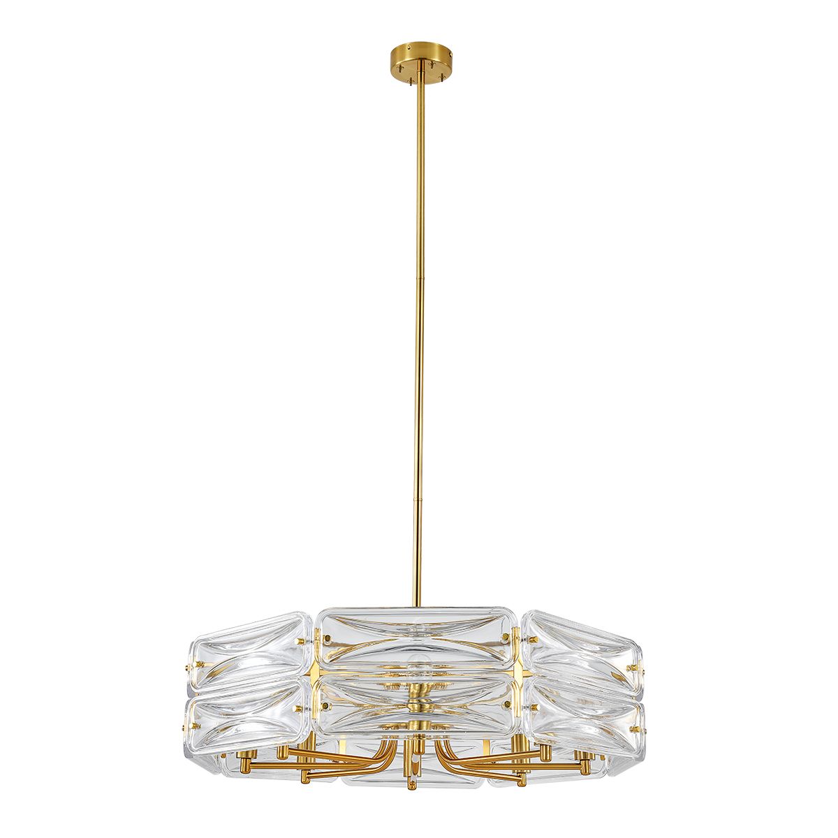 Подвесная люстра Indigo Zaffiro V12046/8P Brass V000499