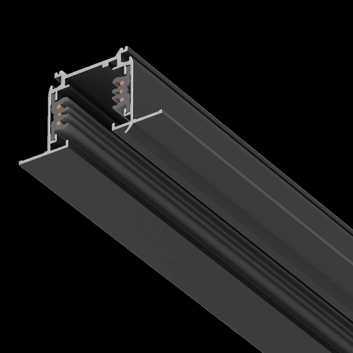 Трек шестиконтактный встраиваемый 3-фазн со стыковочными пазами (круглые медные жилы), 3м Quattro/DALI/ Lightstar 503035-R-DALI