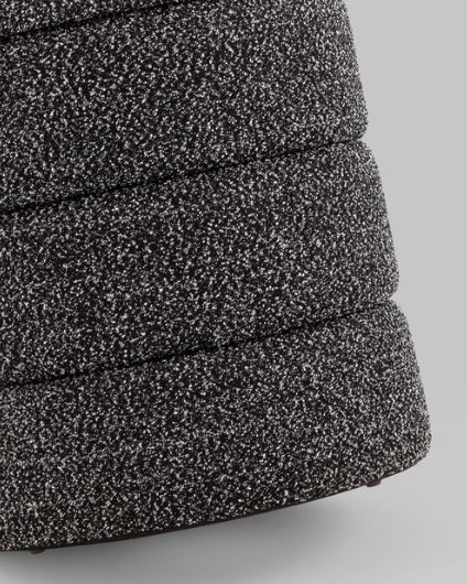 Пуф Stool Group Hive S букле черный меланж