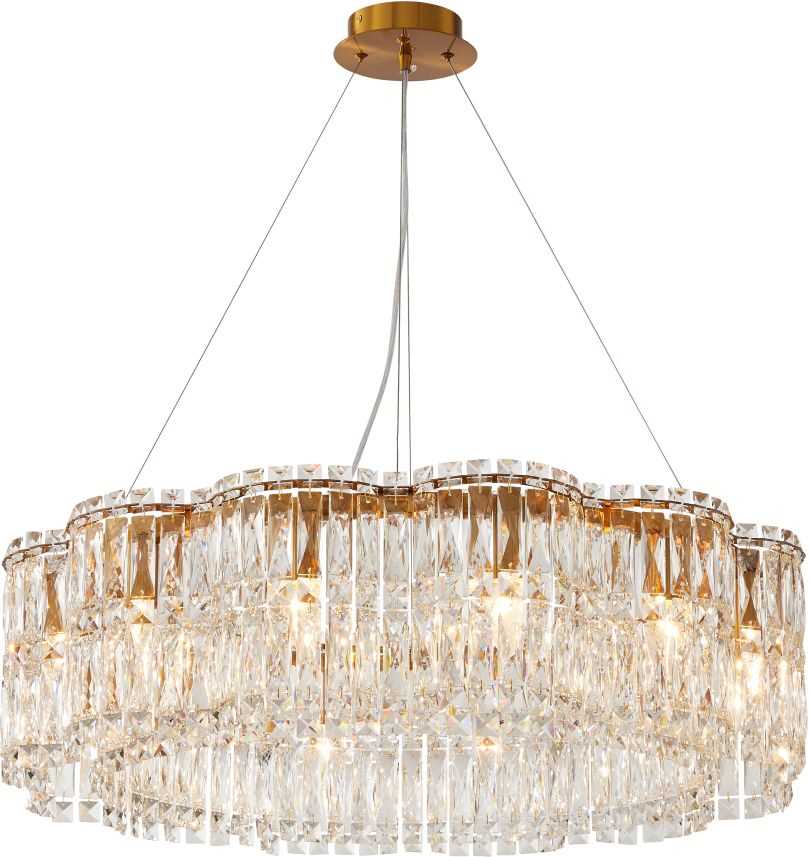 Люстра подвесная хрустальная 2174/05/12P Stilfort, серия Admire