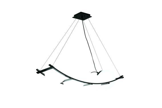 Люстра подвесная Alfa Light F3524-07 White+Black E27*4