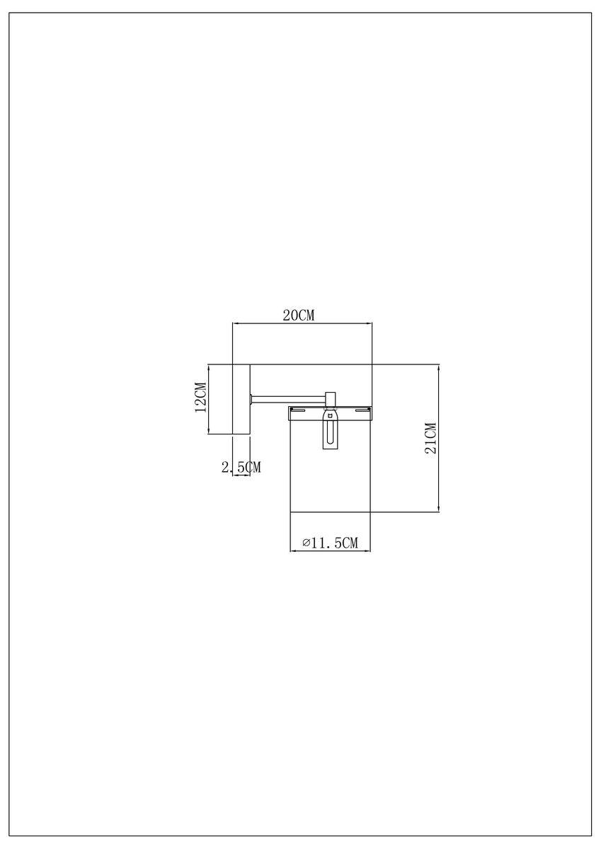 Бра Arte Lamp Modello A4099AP-1BK