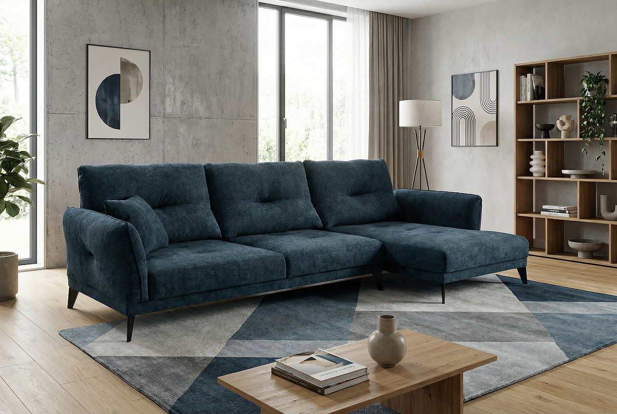 Диван SAIWALA Корсика с оттоманкой