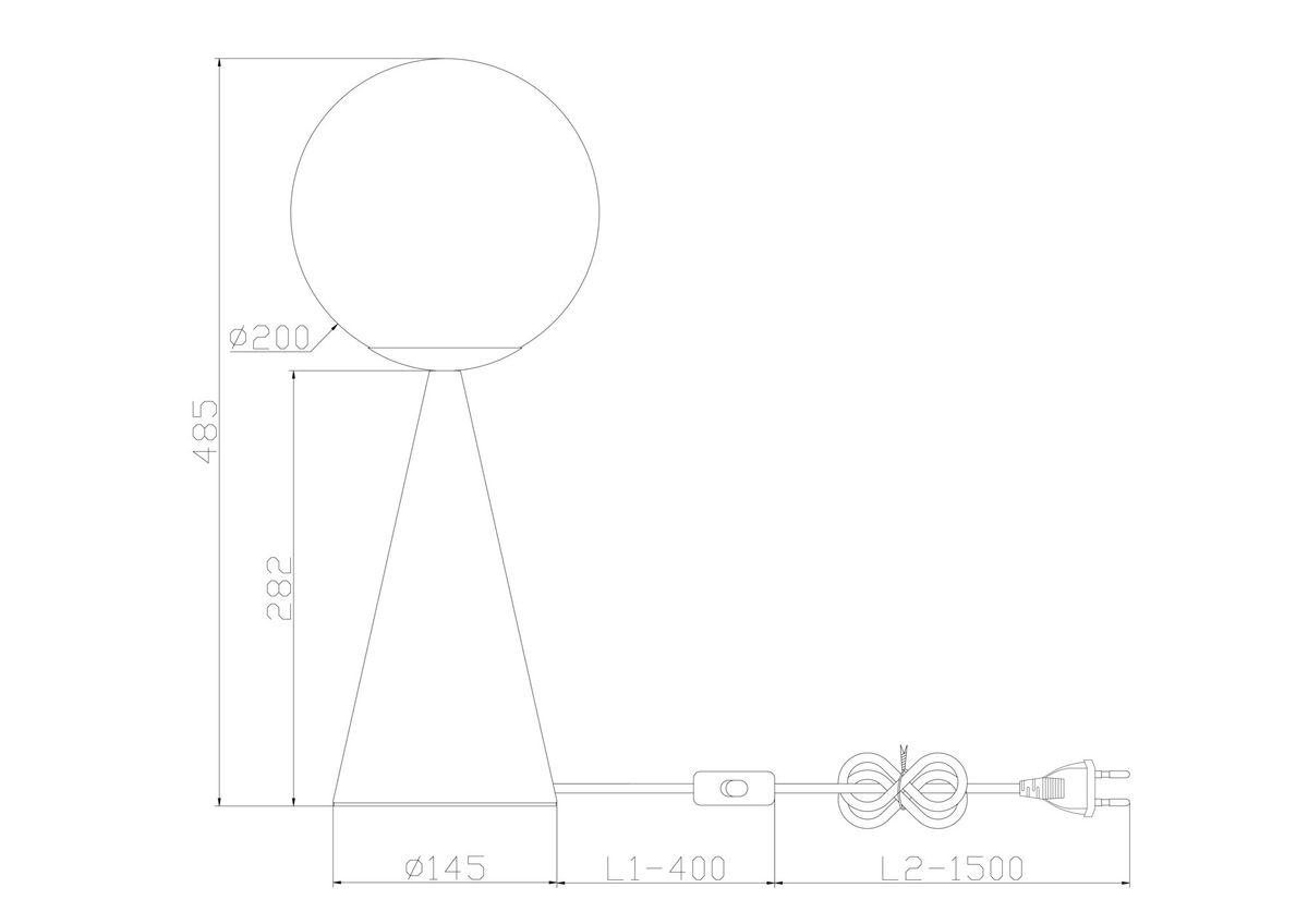 Настольная лампа Freya Glow FR5289TL-01BS