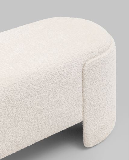 Банкетка Stool Group Taks букле белый