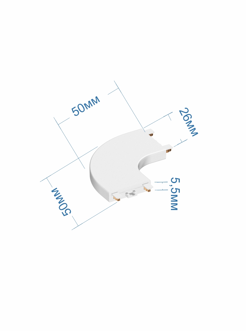 Коннектор ZZOK N-LCR-WH
