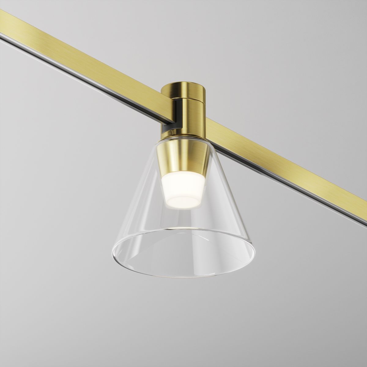 Трековый светодиодный светильник Maytoni Flarity Bianca TR147-1-3W4K-BS