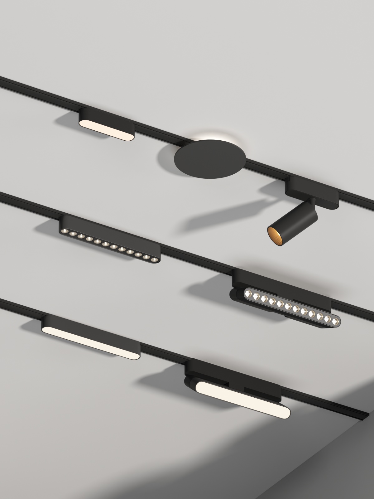 Светильник трековый ZZOK NLM12-BK-S