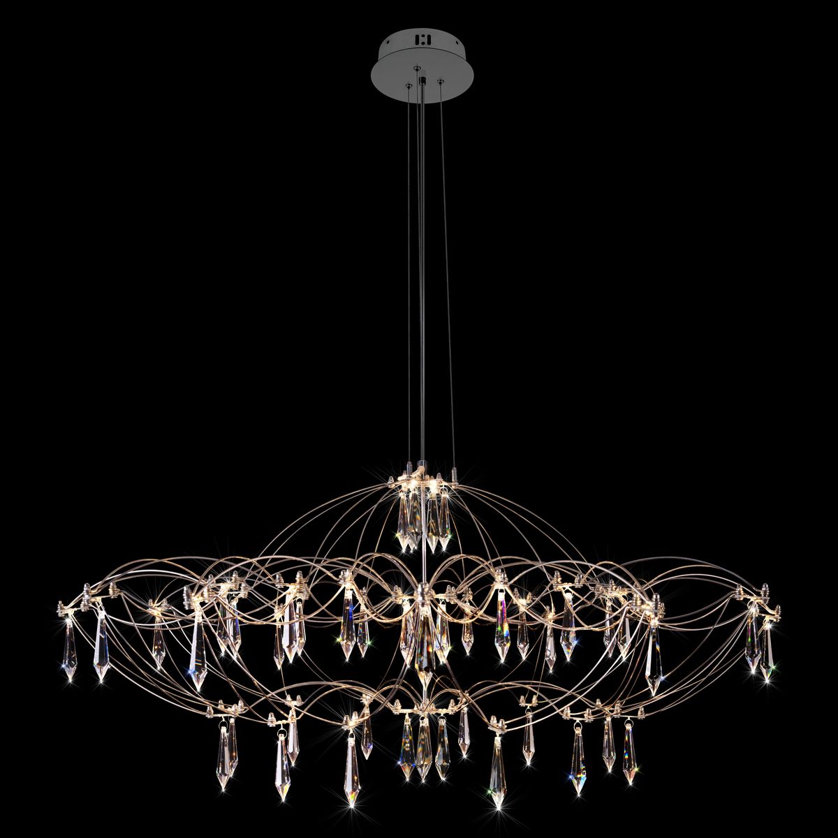 Подвесная люстра Loft IT Mira 10586/900 Silver Asfour