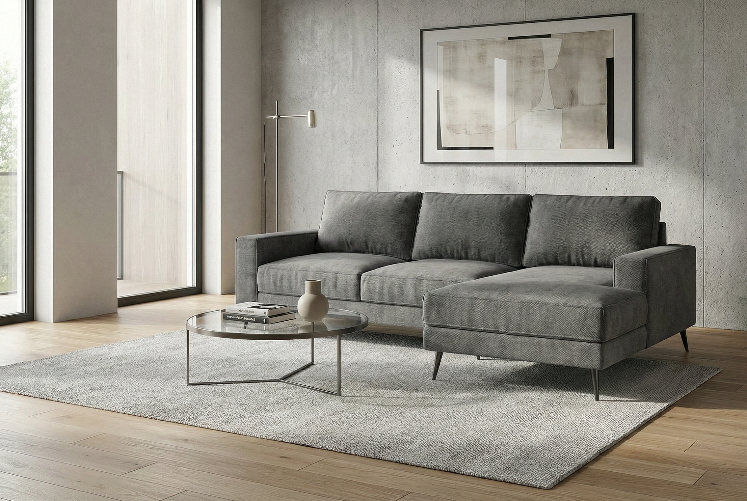 Диван Cloud Madison с оттоманкой