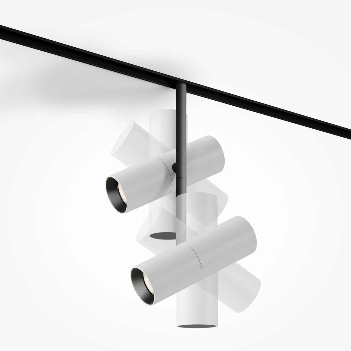 Трековый светодиодный светильник Maytoni Technical Magnetic Exility Elti Duo TR005-2-2X12W3K-BW