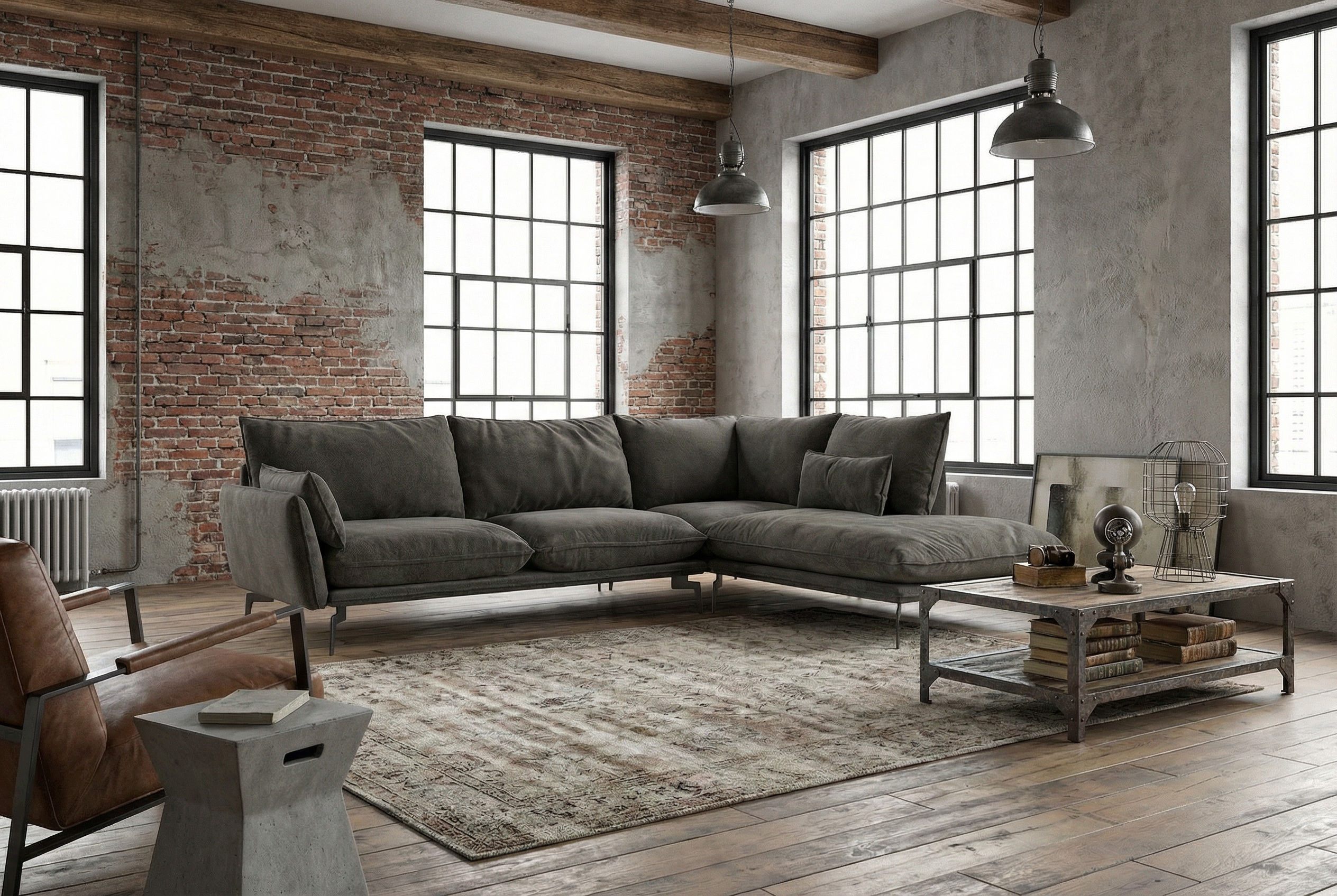 Диван IVASA Kurili угловой малый со спинкой