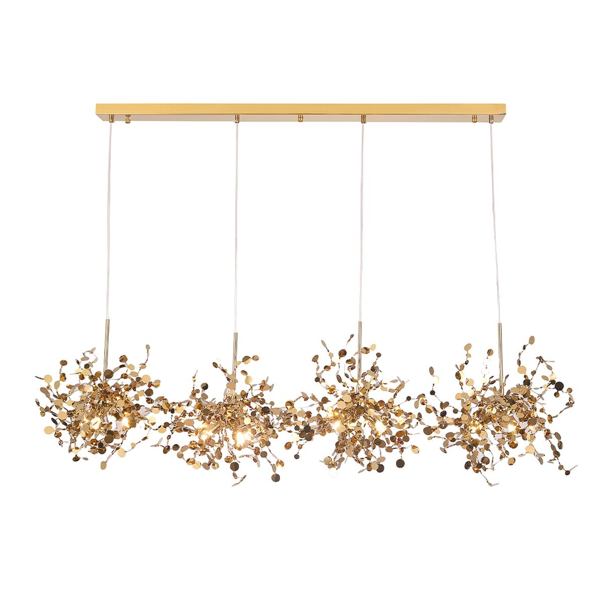 Подвесной светильник Crystal Lux GARDEN SP3х4 L1600 GOLD