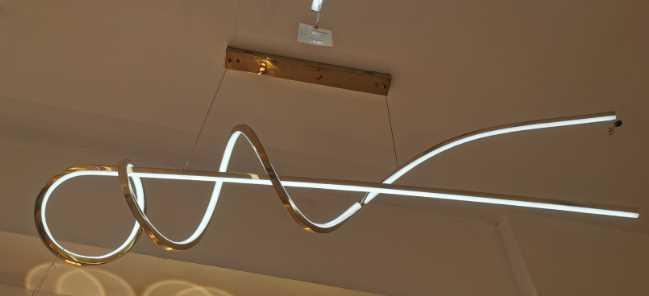 Люстра подвесная Alfa Light F0424-02 1200mm gold