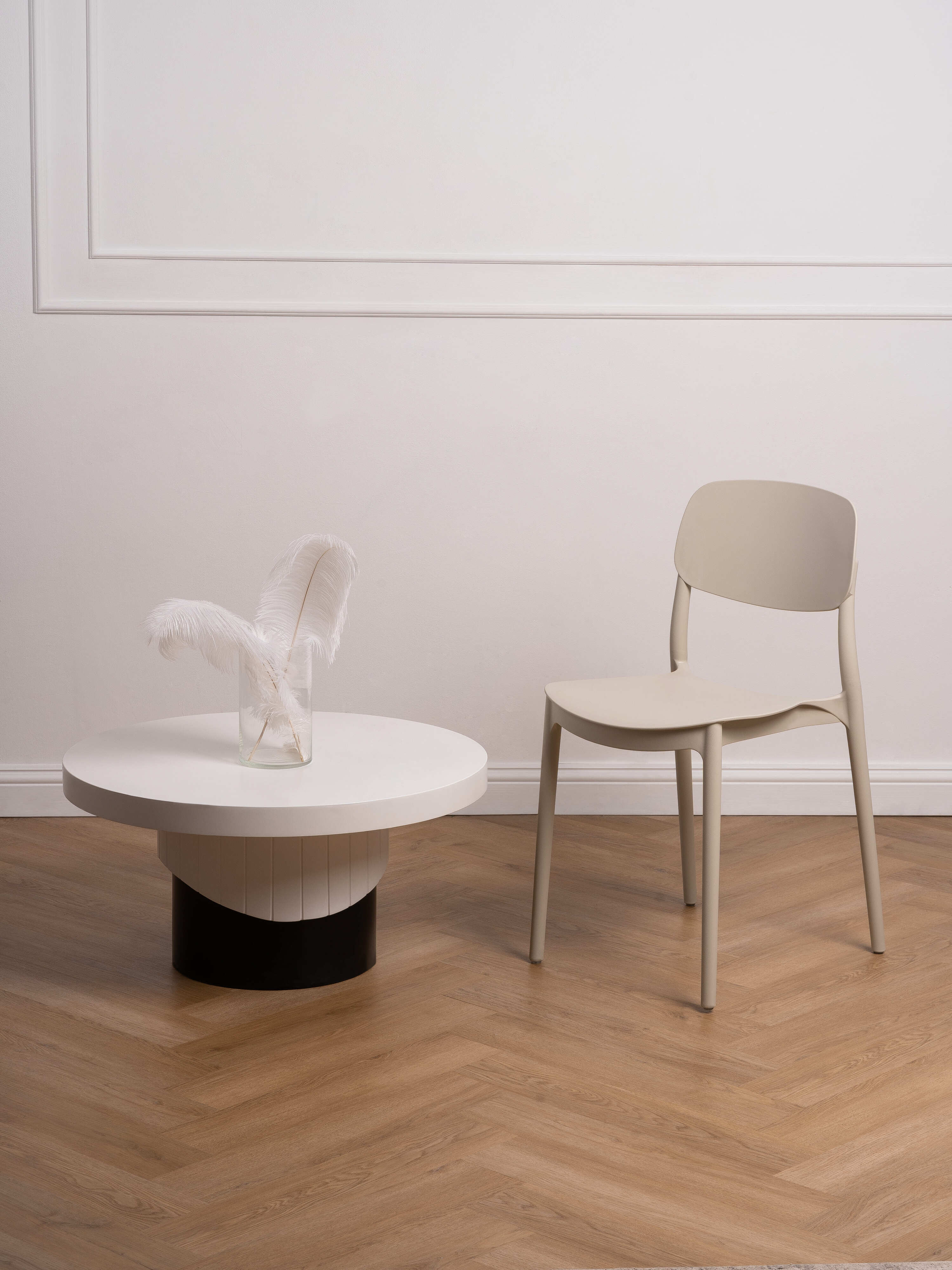 Стул STEPP ELLER светло-бежевый