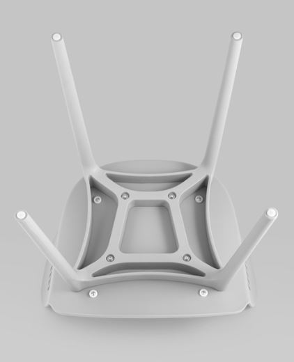 Стул Stool Group Crocus с подушкой серо-зеленый