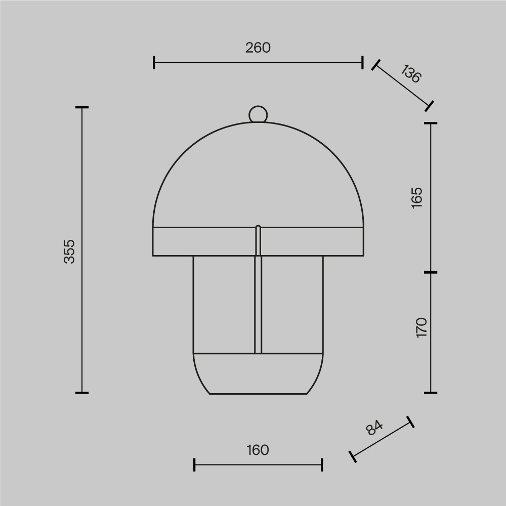 Настольная лампа Maytoni MOD479TL-L14W3K