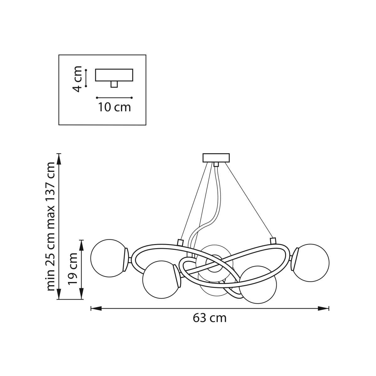 Люстра Globo Lightstar 799063