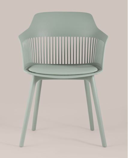 Стул Stool Group Crocus с подушкой серо-зеленый