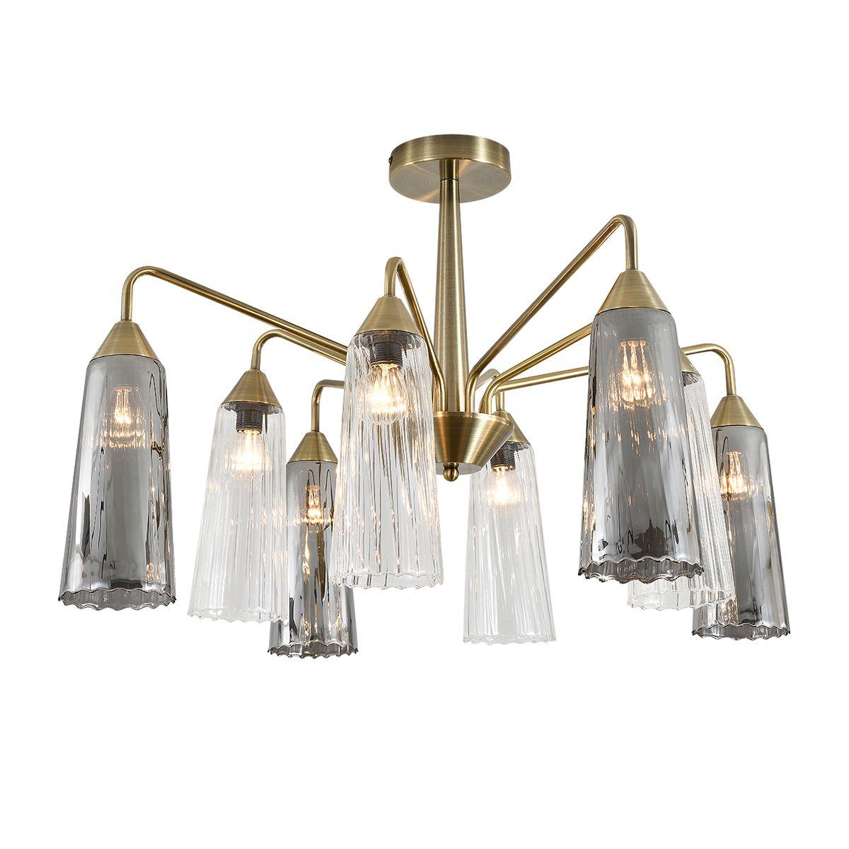 Потолочная люстра Indigo Campana 13028/8R Brass V000510