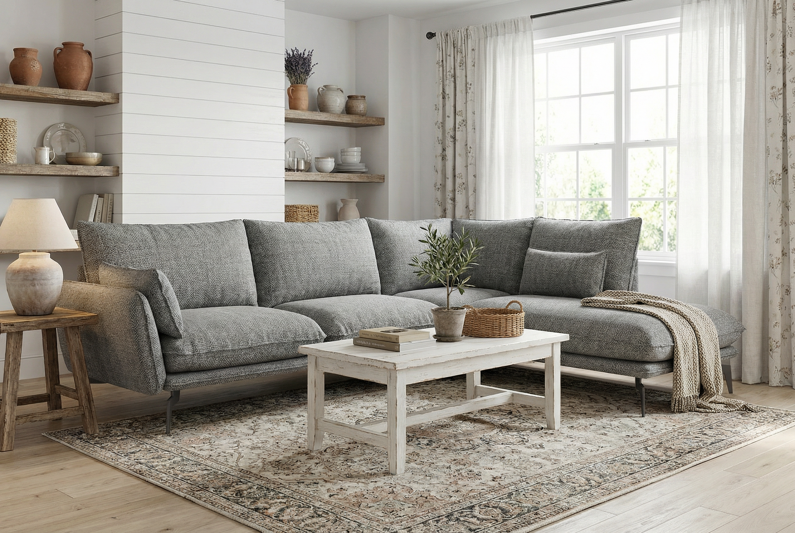 Диван IVASA Kurili угловой со спинкой