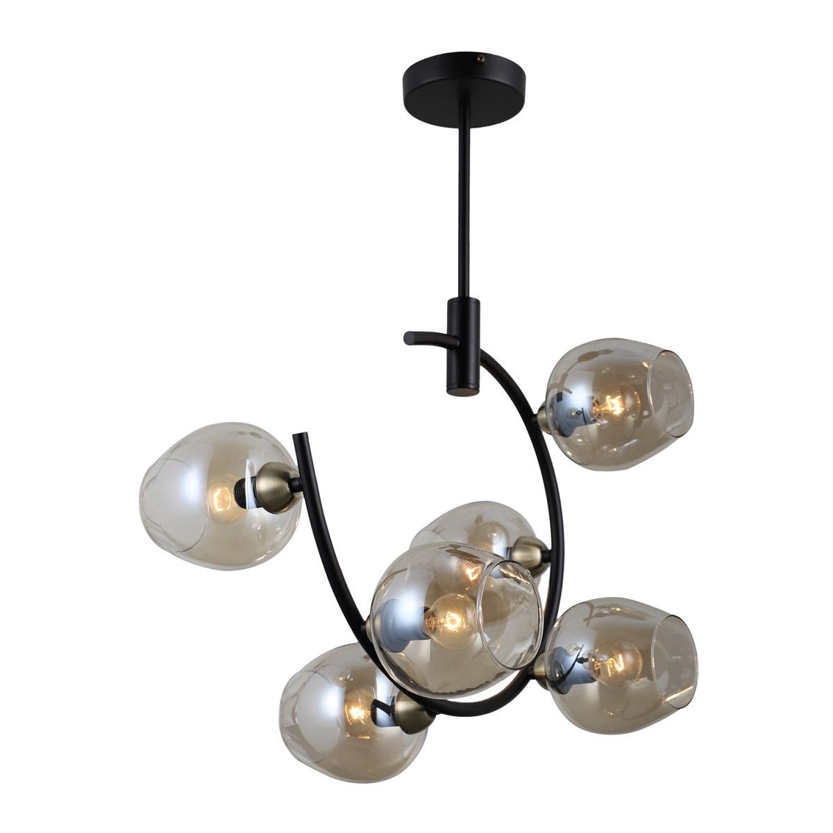 Подвесная люстра Gerhort G71163/6BK+AB AMB