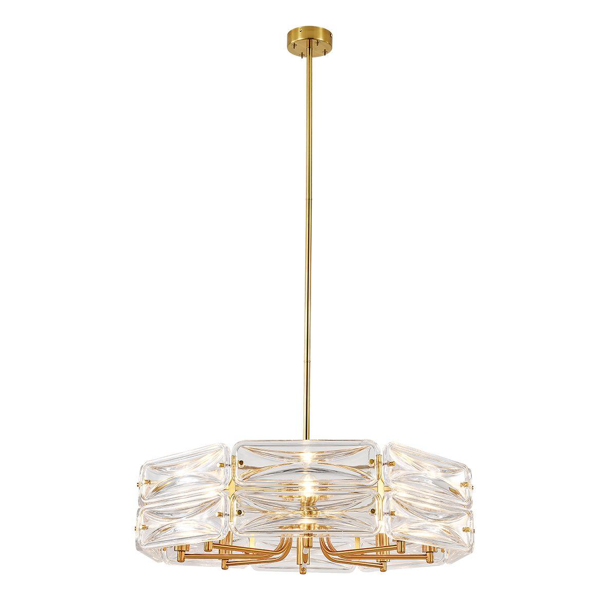 Подвесная люстра Indigo Zaffiro V12046/8P Brass V000499