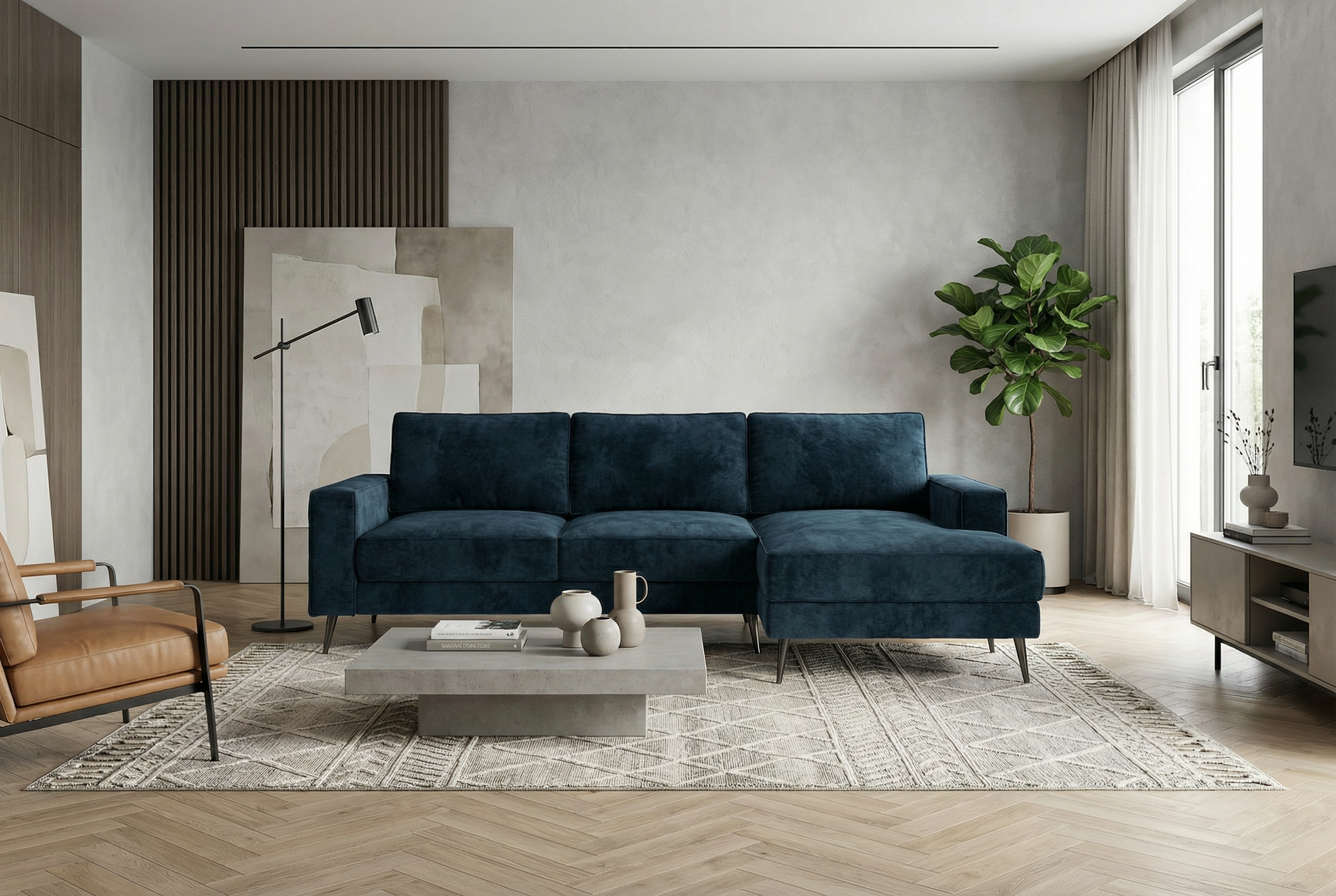 Диван Cloud Madison с оттоманкой