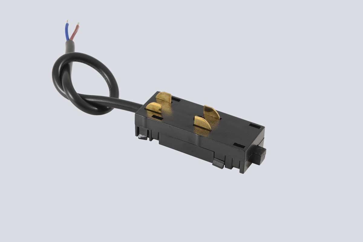 Питание для накладного шинопровода Crystal Lux CLT 0.205 02 L2000 BL