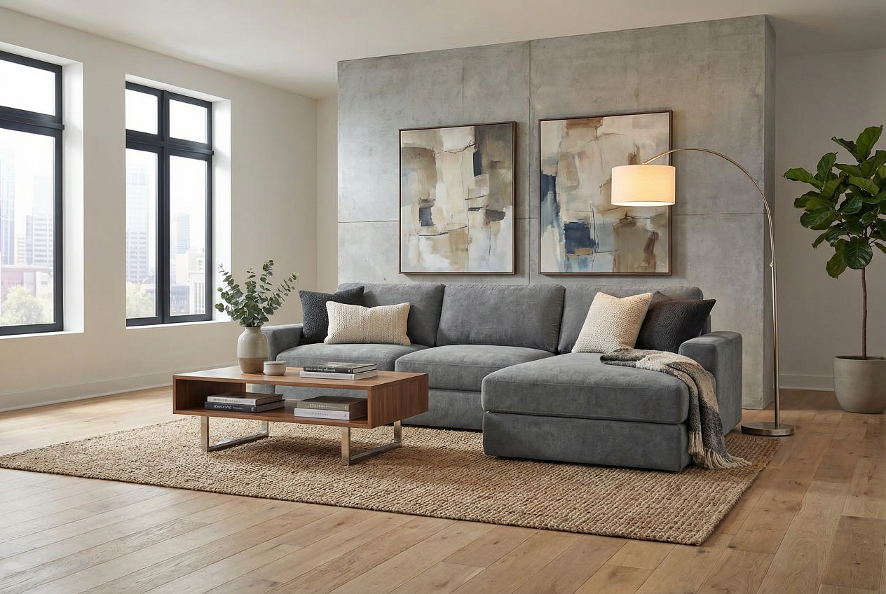 Диван Cloud Palermo с оттоманкой