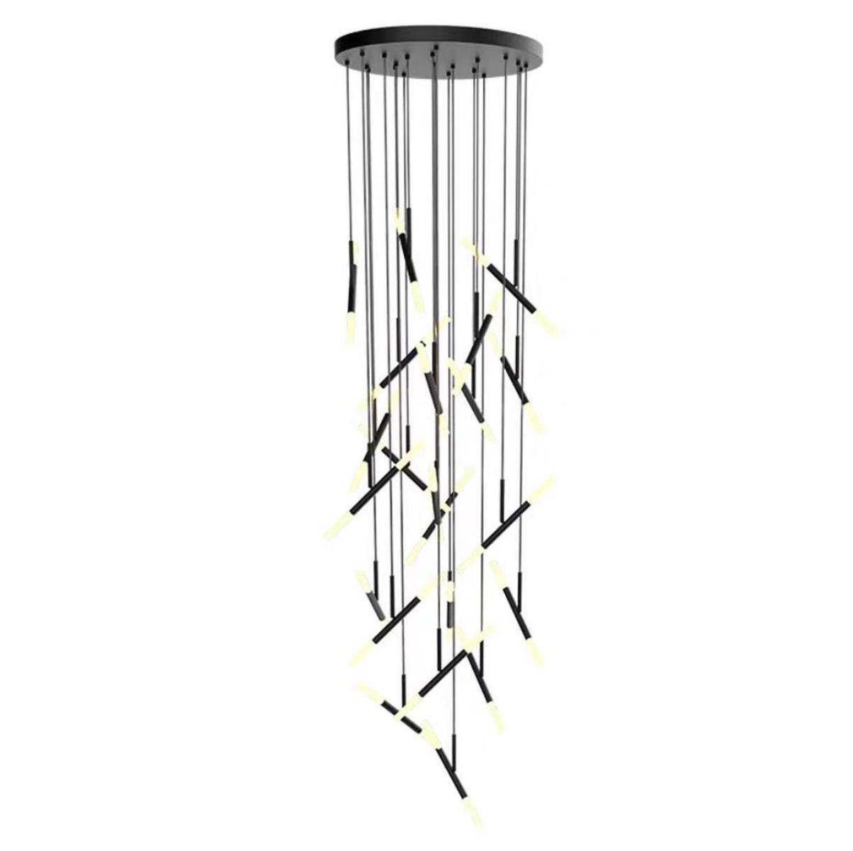 Люстра подвесная Alfa Light F3024-41 BLACK