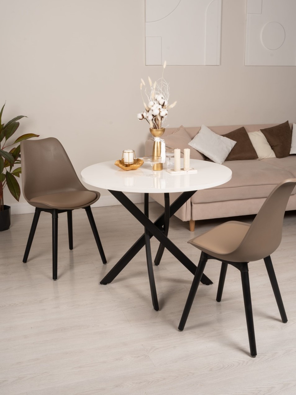 Стул STEPP SIDEN B капучино