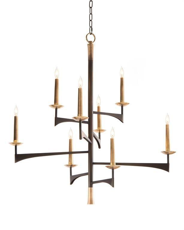 Люстра подвесная Alfa Light F1124-04 D750*H810 BK+COPEER