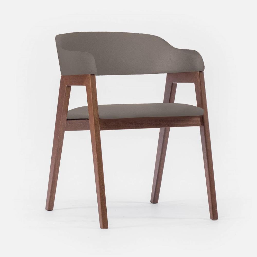 Стул Deephouse ЧЕЛСИ бук тон орех в экокоже