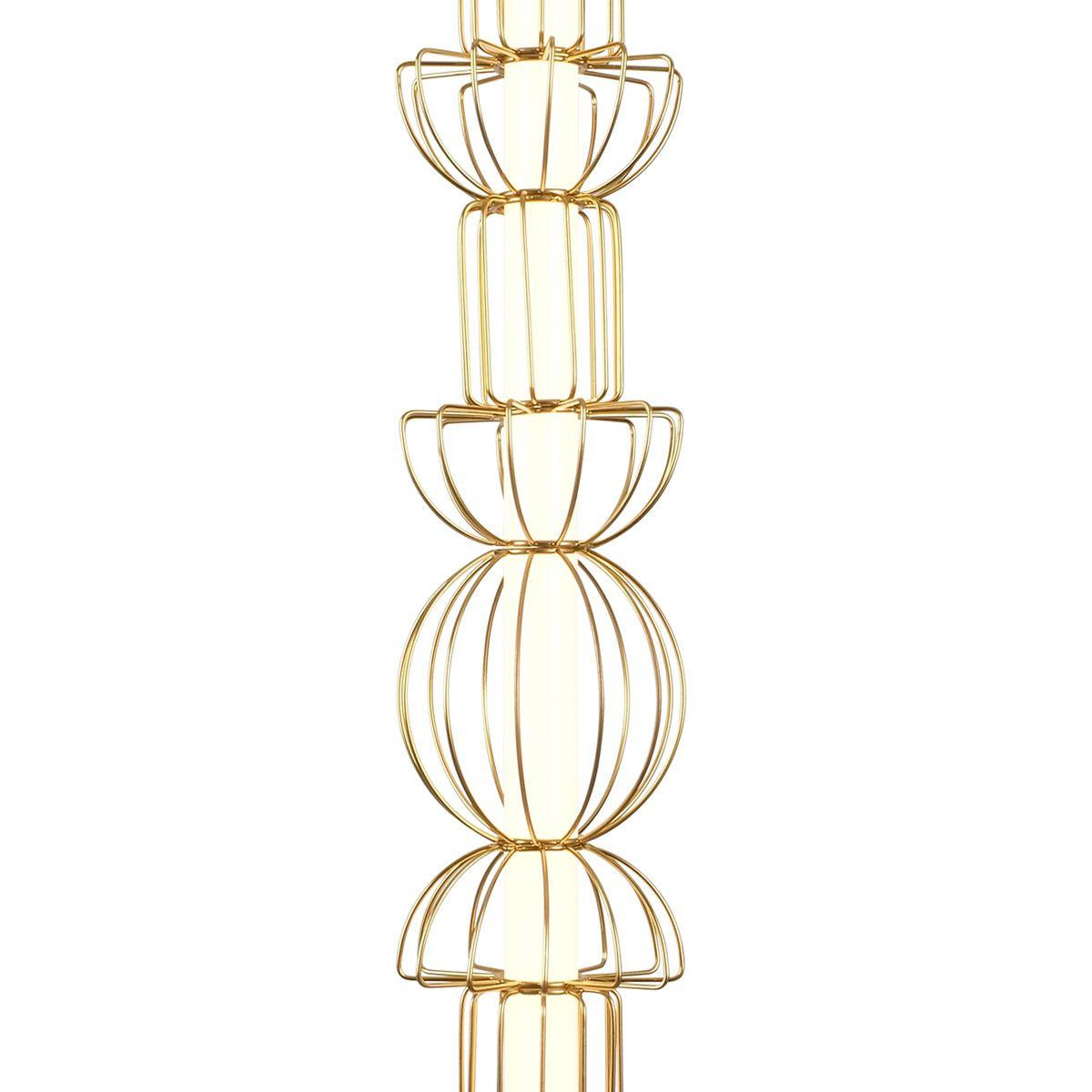 Подвесной светодиодный светильник Indigo Collisore 14030/1P Gold V000169L